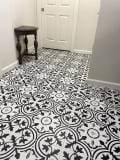 Pattern Tile Bathroom
